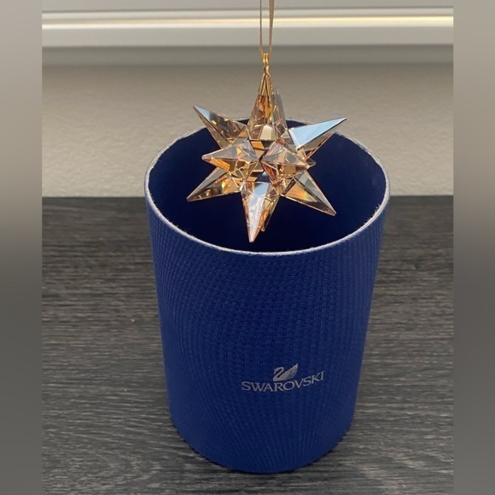 Swarovski Gold Star Ornament